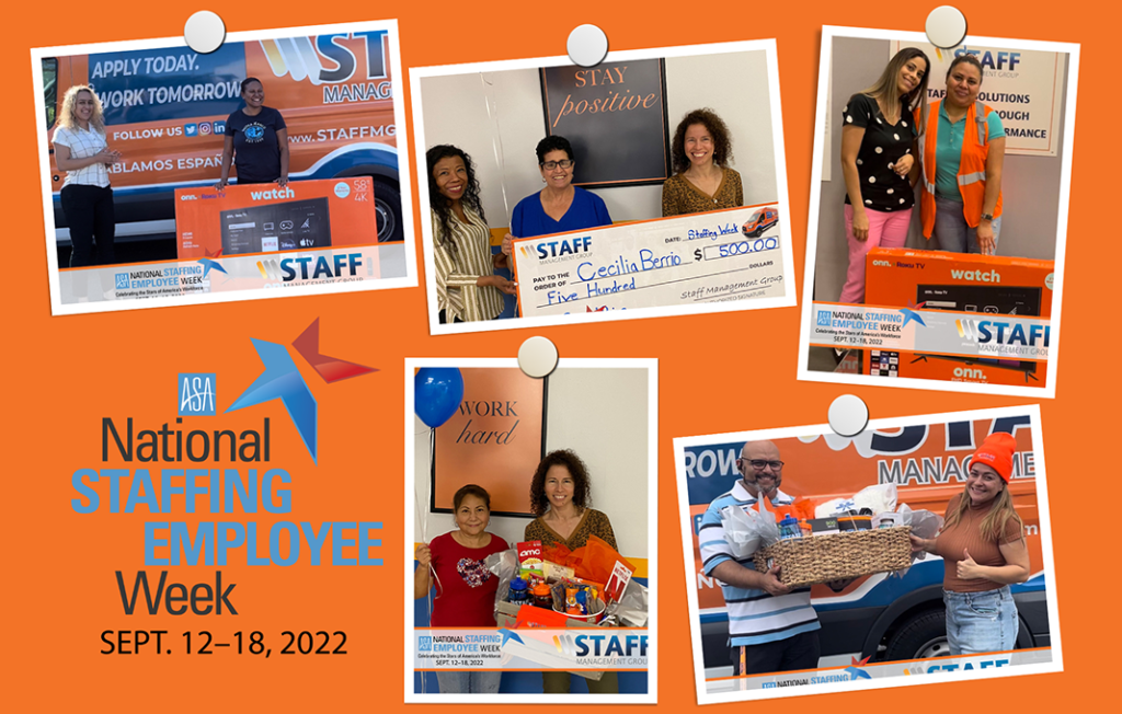 National Staffing Employee Week 2022 Staff Management Group